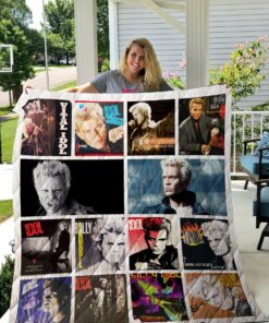 Billy Idol Albums Quilt Blanket Ver 14