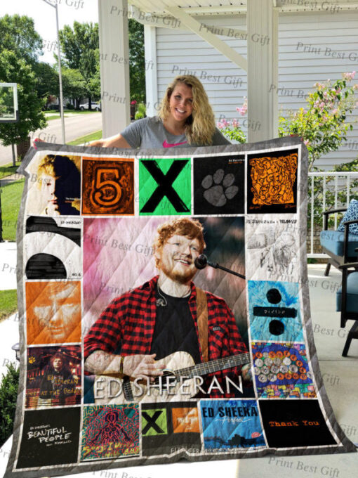 Ed Sheeran Albums Cover Poster Quilt Blanket