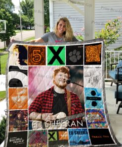 Ed Sheeran Albums Cover Poster Quilt Blanket