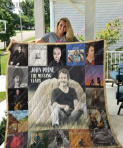 John Prine Albums Quilt Blanket For Fans Ver 17