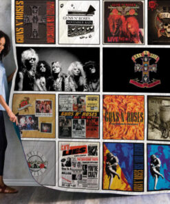 Guns N Roses Band Albums Quilt Blanket