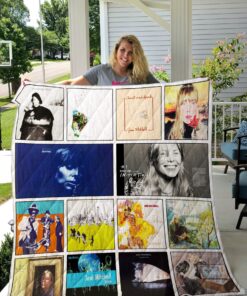 Joni Mitchell Albums Quilt Blanket 01