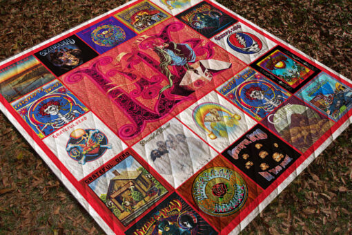 Grateful Dead Quilt Blanket Ver 2