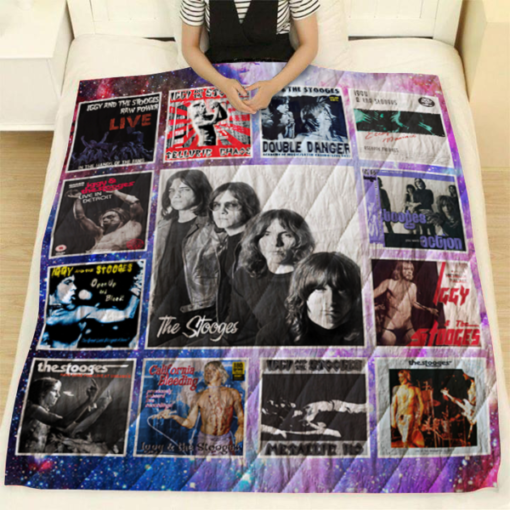 The Stooges Live Albums Quilt Blanket