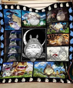 Totoro For Fans Amine Quilt Blanket