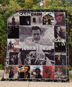 Johnny Cash Quilt Blanket Ver19