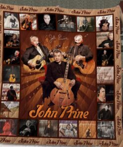 John Prine Quilt Blanket Gifts For Fans Birthday Christmas Music Gifts