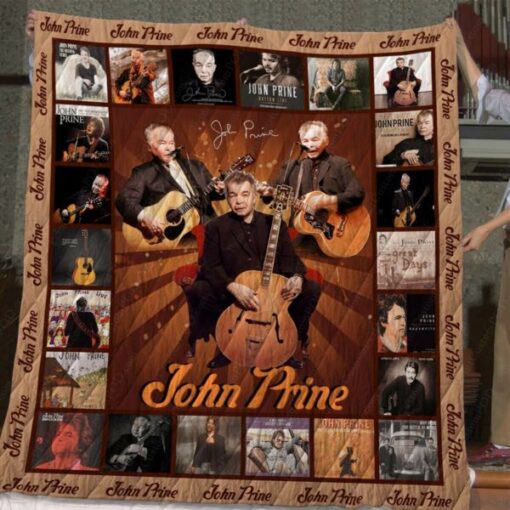 John Prine Quilt Blanket Gifts For Fans Birthday Christmas Music Gifts