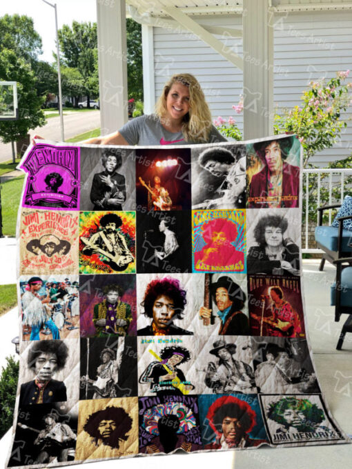 Jimi Hendrix Quilt Blanket 01018