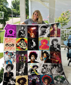 Jimi Hendrix Quilt Blanket 01018