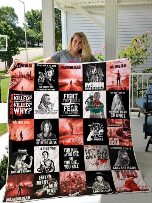 The Walking Dead Quilt Blanket V2 TR