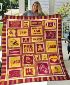 Arizona State Sun Devils Ver2 Quilt Blanket - Haillierowe