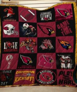 Arizona Cardinals Quilt Blanket Fan Made - Haillierowe