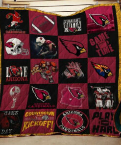 Arizona Cardinals Quilt Blanket Fan Made - Haillierowe