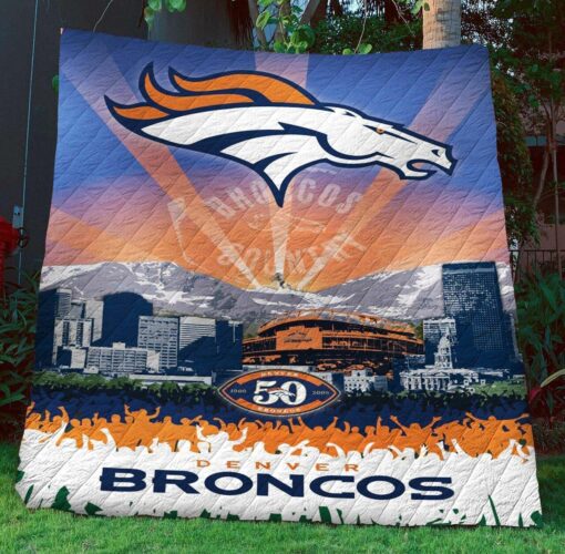 Denver Broncos B140956 Quilt Blanket - Haillierowe