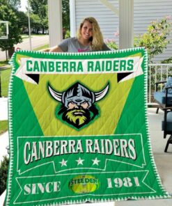 Canberra Raiders Since 1981 Quilt Blanket Bs258 - Haillierowe