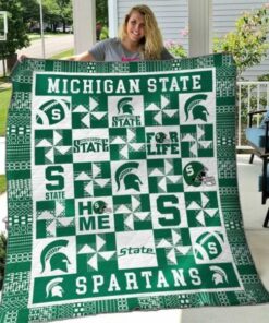 Michigan State Spartans Quilt Blanket Limited Quilt Blanket - Haillierowe