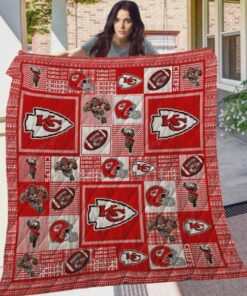 Kansas City Chiefs Quilt Blanket 09 Nfl Football Family Fan Gift Idea For Fans For Him For Her - Haillierowe