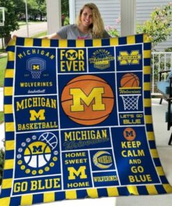 Michigan Wolverines Quilt Blanket B200624 Quilt - Haillierowe