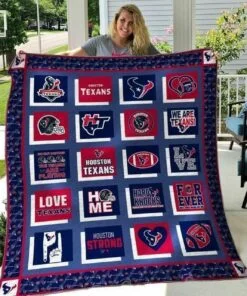 Houston Texans Quilt Blanket 02 - Haillierowe