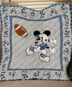 France Mickey Mouse Football Customized Quilt Blanket - Haillierowe