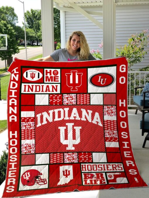 Indiana Hoosiers Quilt Blanket - Haillierowe