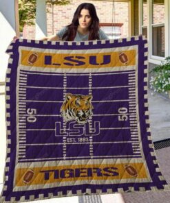 Ncaa Lsu Tigers Quilt Blanket TR942 - Haillierowe