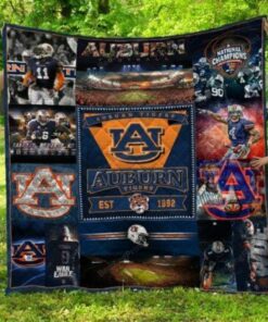 Ncaa Auburn Tigers Quilt Blanket #796 - Haillierowe