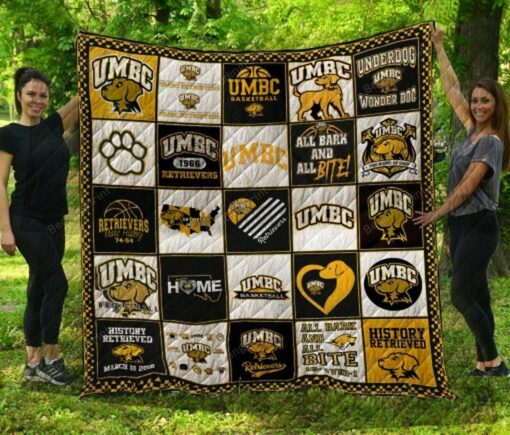 Ncaa Umbc Retrievers Quilt Blanket #1058 - Haillierowe