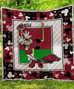 Ncaa Arkansas Razorbacks 3D Customized Personalized Quilt Blanket TR748 - Haillierowe