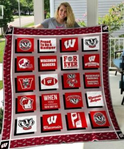 Wisconsin Badgers Quilt Blanket B310520 Quilt - Haillierowe