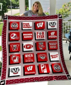 Wisconsin Badgers Quilt Blanket B310520 Quilt - Haillierowe