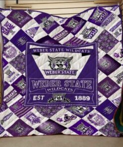 Ncaa Weber State Wildcats 3D Customized Personalized Quilt Blanket TR1519 - Haillierowe