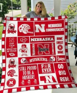 Ncaa Nebraska Cornhuskers Quilt Blanket #492 - Haillierowe