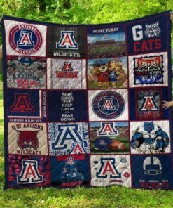 Ncaa Arizona Wildcats Quilt Blanket #603 - Haillierowe