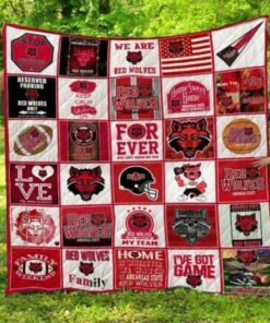 Ncaa Arkansas State Red Wolves Quilt Blanket TR1462 - Haillierowe