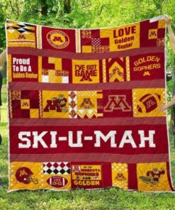 Ncaa Minnesota Golden Gophers Quilt Blanket TR479 - Haillierowe