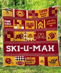 Ncaa Minnesota Golden Gophers Quilt Blanket TR479 - Haillierowe