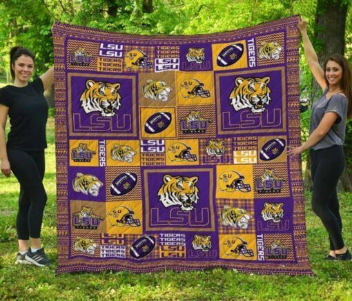 Ncaa Lsu Tigers 3D Customized Personalized Quilt Blanket TR940 - Haillierowe