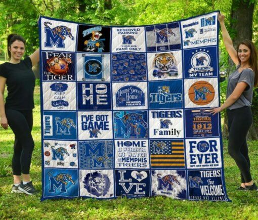 Ncaa Memphis Tigers Quilt Blanket #1098 - Haillierowe