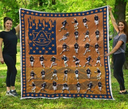 Ncaa Auburn Tigers 3D Customized Personalized Quilt Blanket TR787 - Haillierowe