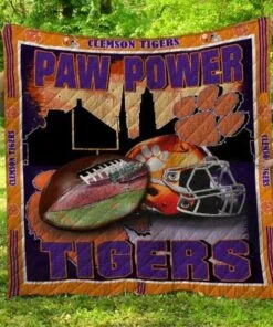 Ncaa Clemson Tigers 3D Customized Personalized Quilt Blanket TR31 - Haillierowe