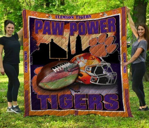 Ncaa Clemson Tigers 3D Customized Personalized Quilt Blanket TR31 - Haillierowe