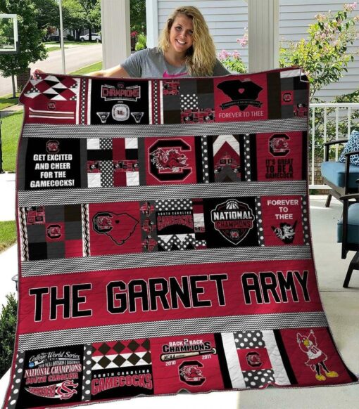 Scgc B310725 South Carolina Gamecocks Quilt Blanket Quilt - Haillierowe