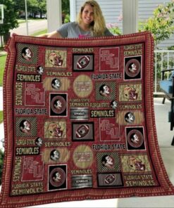 Ncaa Florida State Seminoles Quilt Blanket #77 - Haillierowe