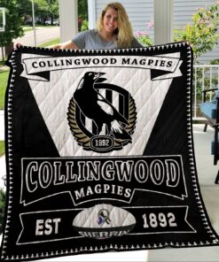 Collingwood Magpies Quilt Blanket Quilt CH