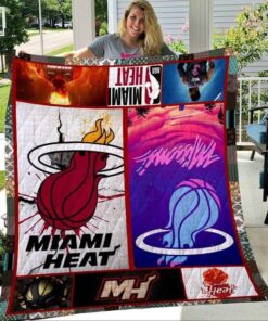 Miami Heat Quilt Blanket CH