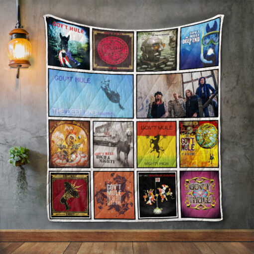 Buy Gov’T Mule Album Covers Quilt Blanket & Quilt Bedding Set