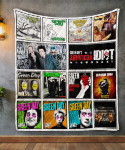 Buy Green Day Album Covers Quilt Blanket & Quilt Bedding Set