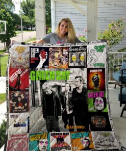 Buy Green Day Poster Quilt Blanket & Quilt Bedding Set Ver 2